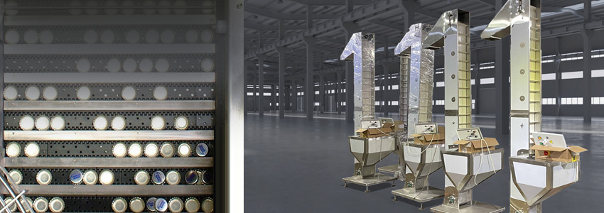 ЭЛЕВАТОРЫ-ОРИЕНТАТОРЫ КОЛПАЧКОВ И КРЫШЕК